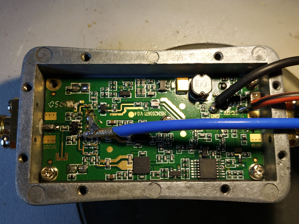 Modifying EDUP EP-AB007 4W bi-directional Wifi amplifier for OA-100 Es ...
